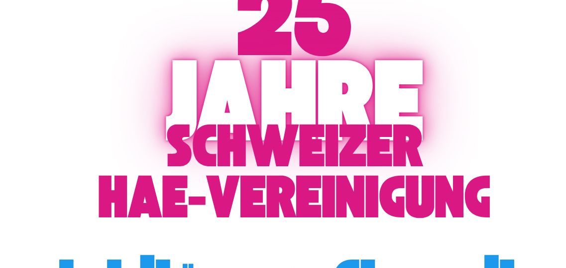 HAE Jubiläums-Signet - 25 Jahre.- Teilpsd